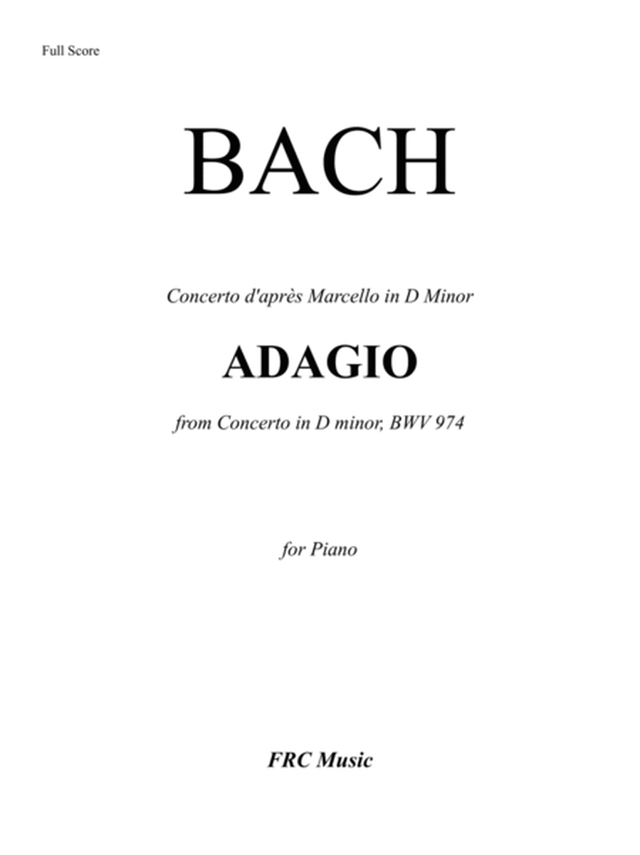 Bach: Adagio from Concerto in D minor, BWV 974 (d'après Marcello) as played by Víkingur Ólafsson image number null