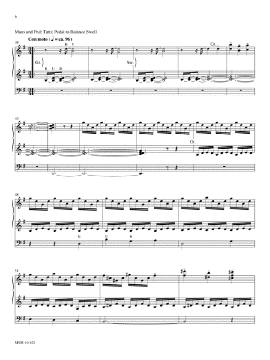 Repton and Laudate Dominum Organ scores gallery preview page 3