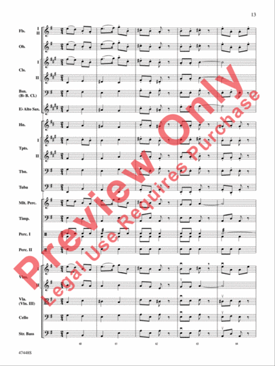 I'm Seventeen Come Sunday Full Orchestra scores gallery preview page 14