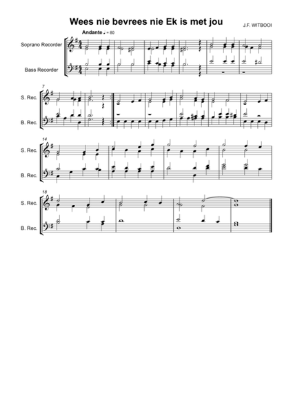 Recorder Quartet Sonata 1 mov I Moderato