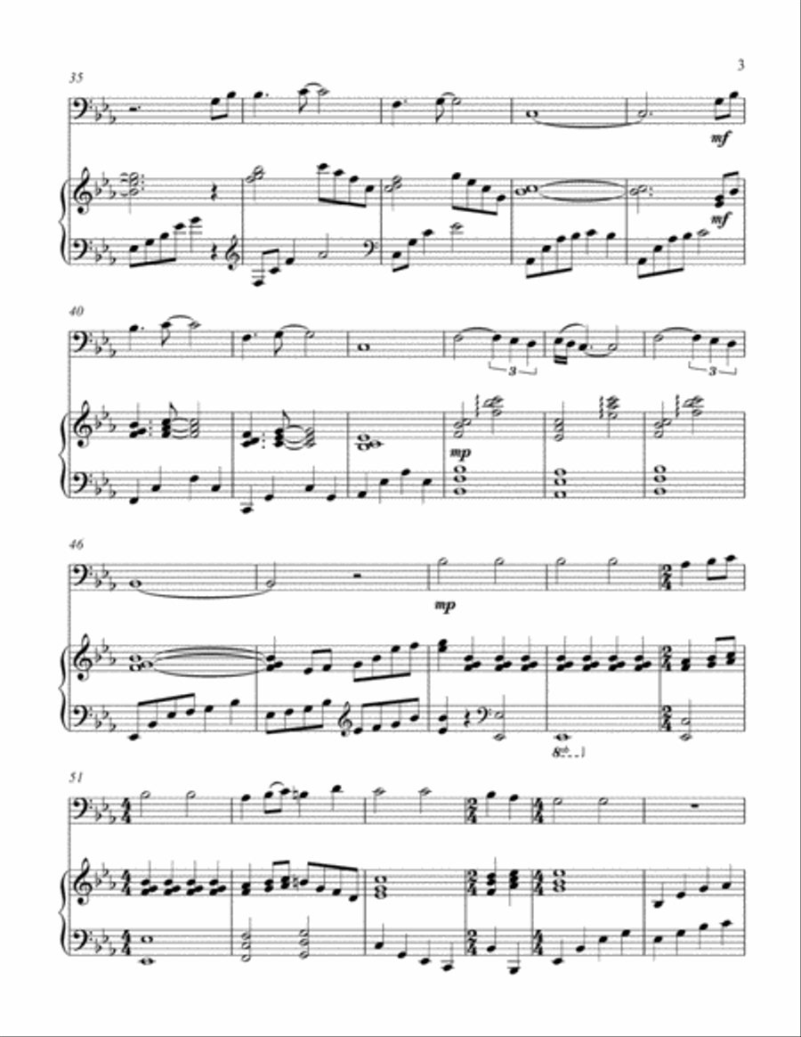 Breath Of Heaven (Mary's Song) Euphonium scores gallery preview page 4