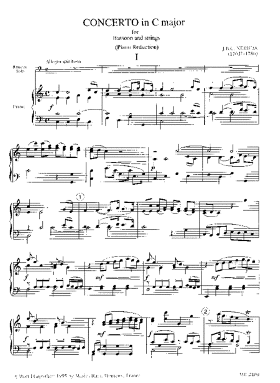 Concerto in C major Concerto in C major Bassoon Solo scores gallery preview page 2
