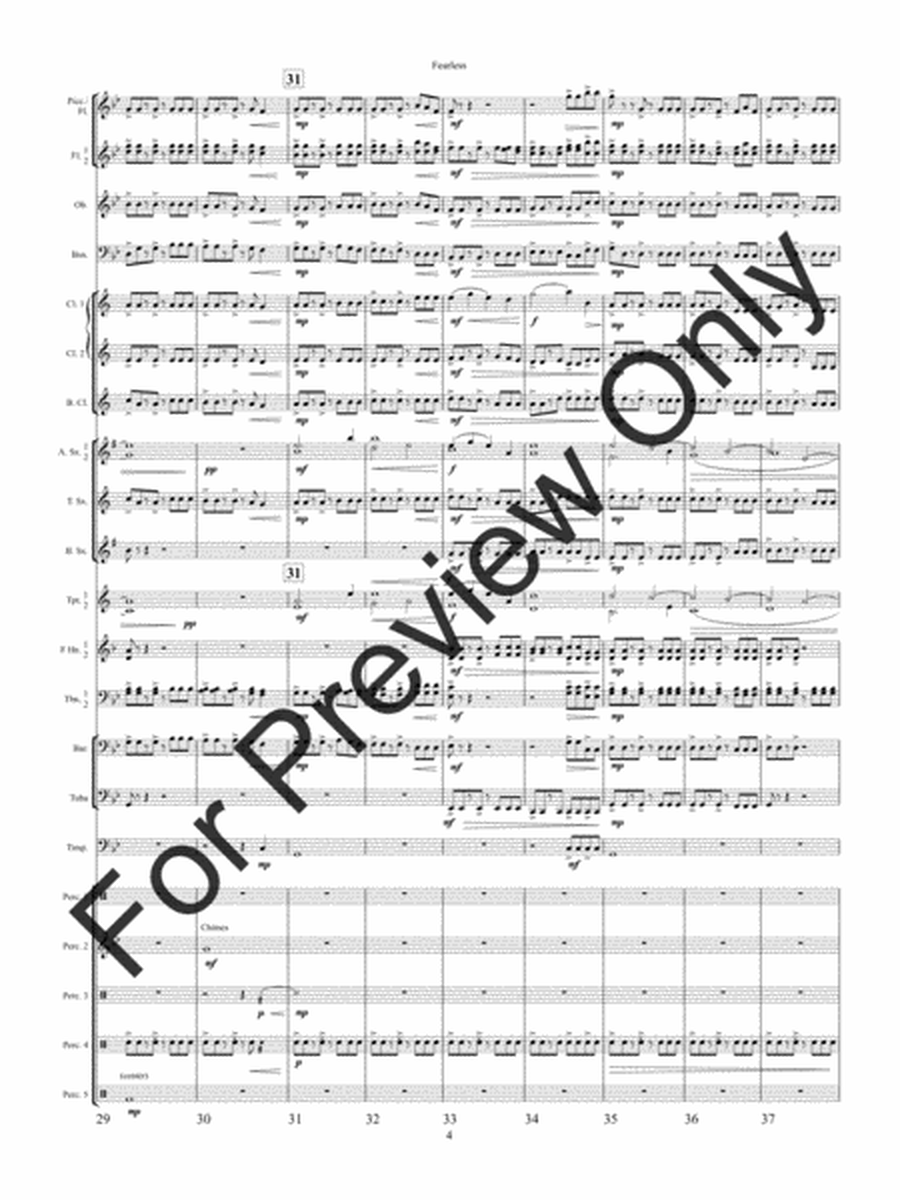 Fearless - Full Score image number null