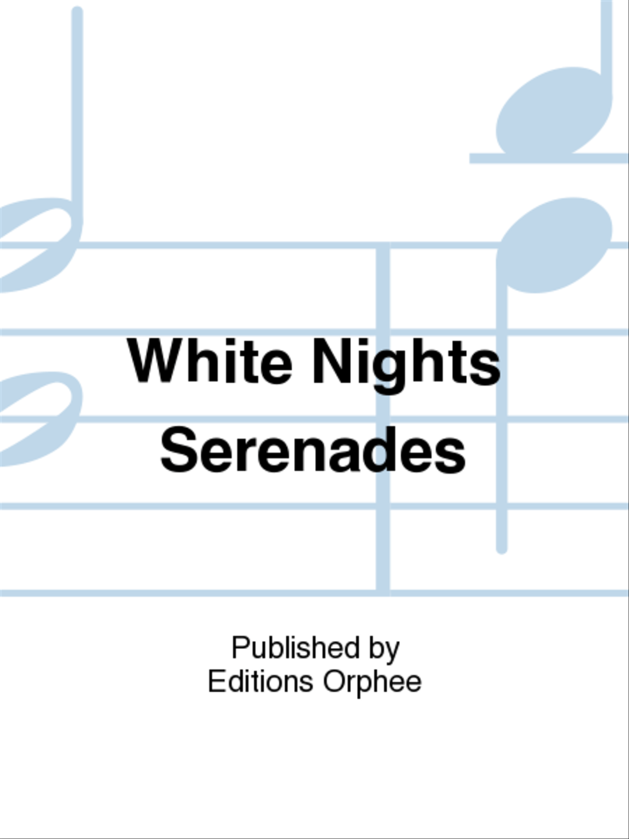 White Nights Serenades Guitar scores gallery preview page 1