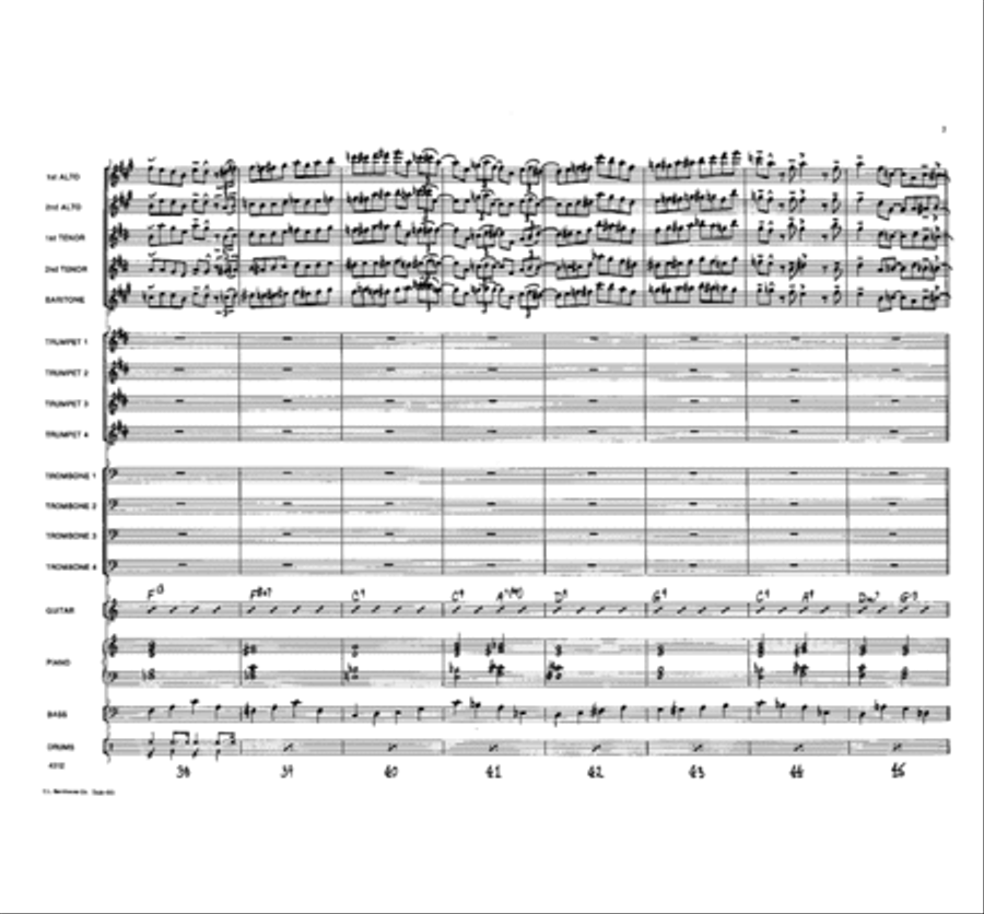Sax-O-Rama Sax-O-Rama Jazz Ensemble scores gallery preview page 7