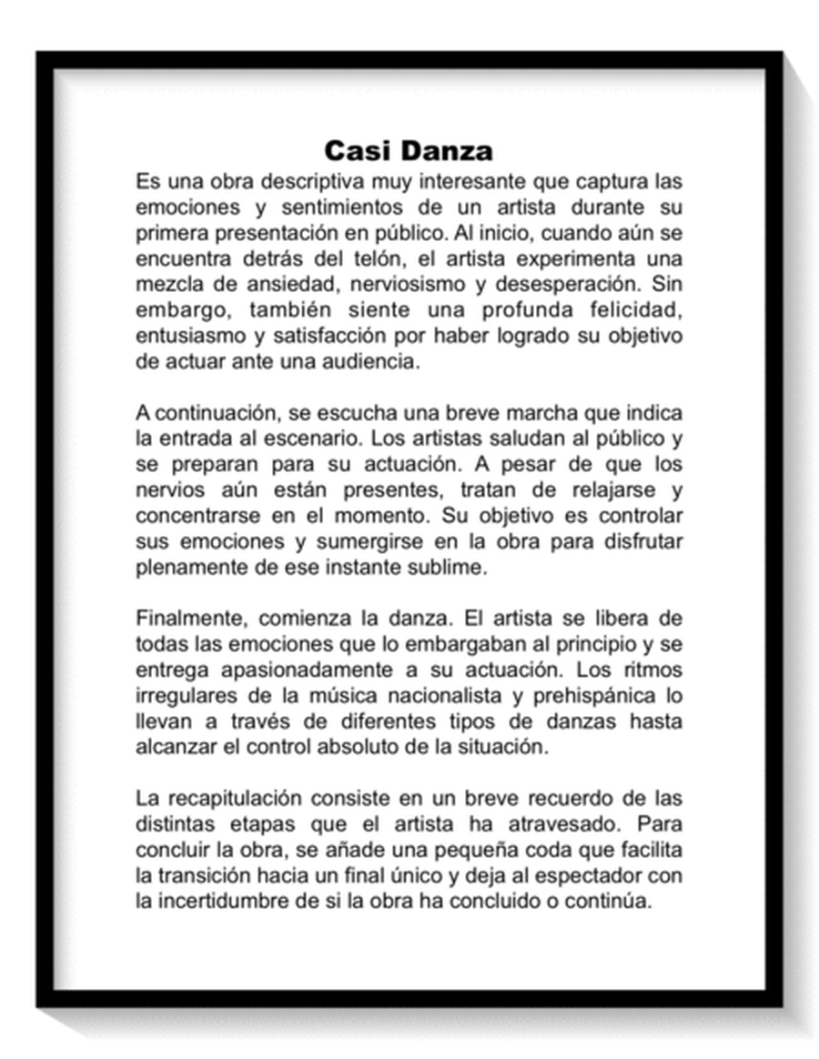 Casi Danza - Cuarteto para Clarinetes image number null