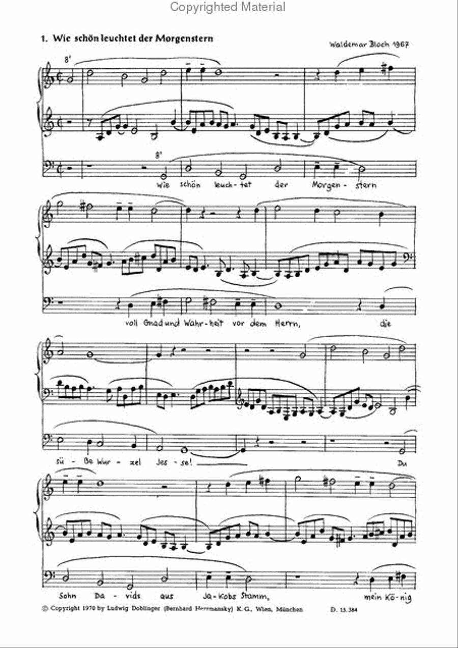 Acht Chorale Organ scores gallery preview page 2