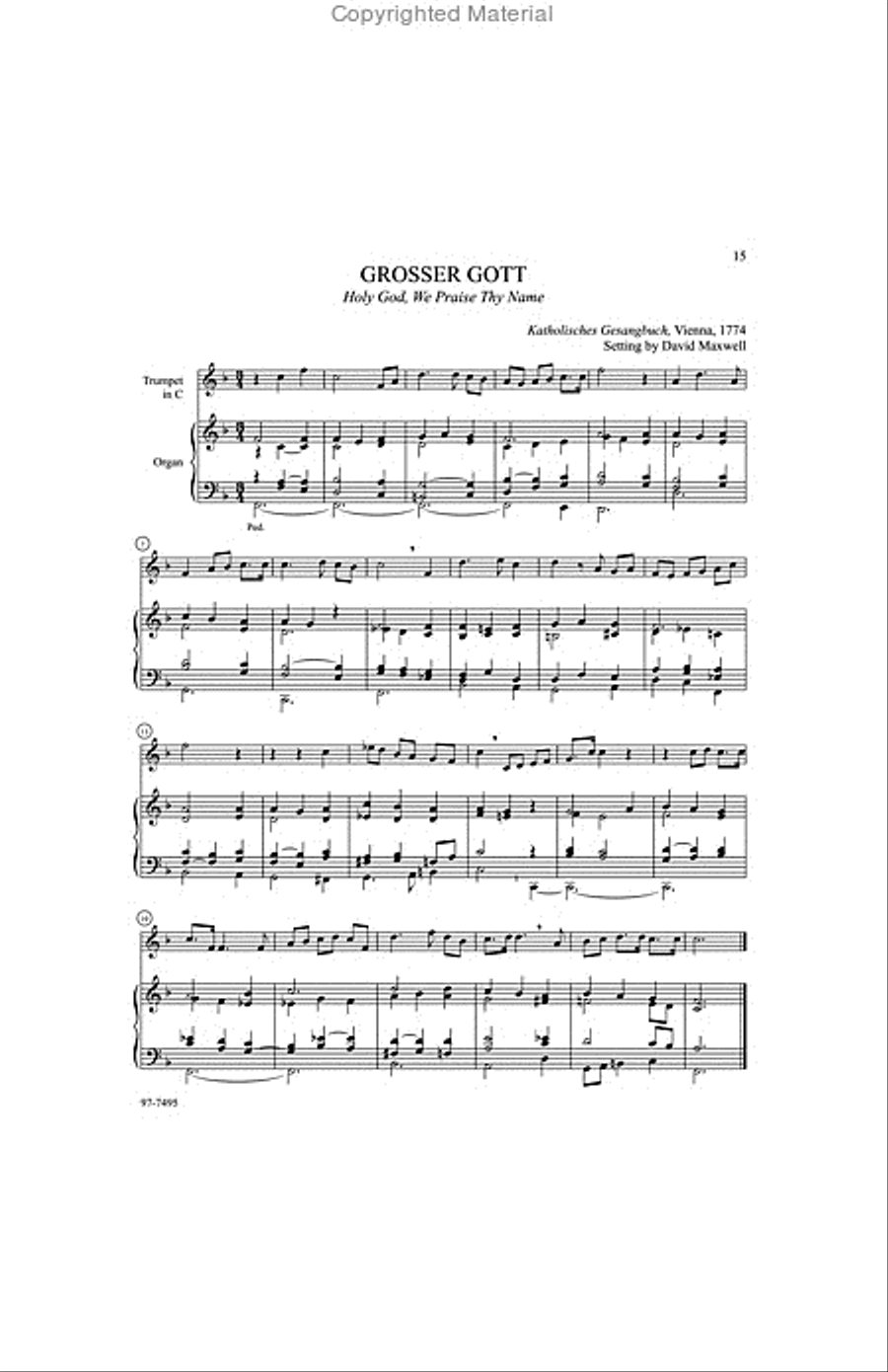 Final Stanzas: Hymn Settings for Organ and Descanting Instrument, Vol. 3 Organ scores gallery preview page 11