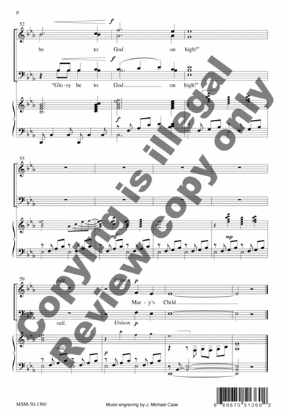 Child of Mary (Choral Score) image number null