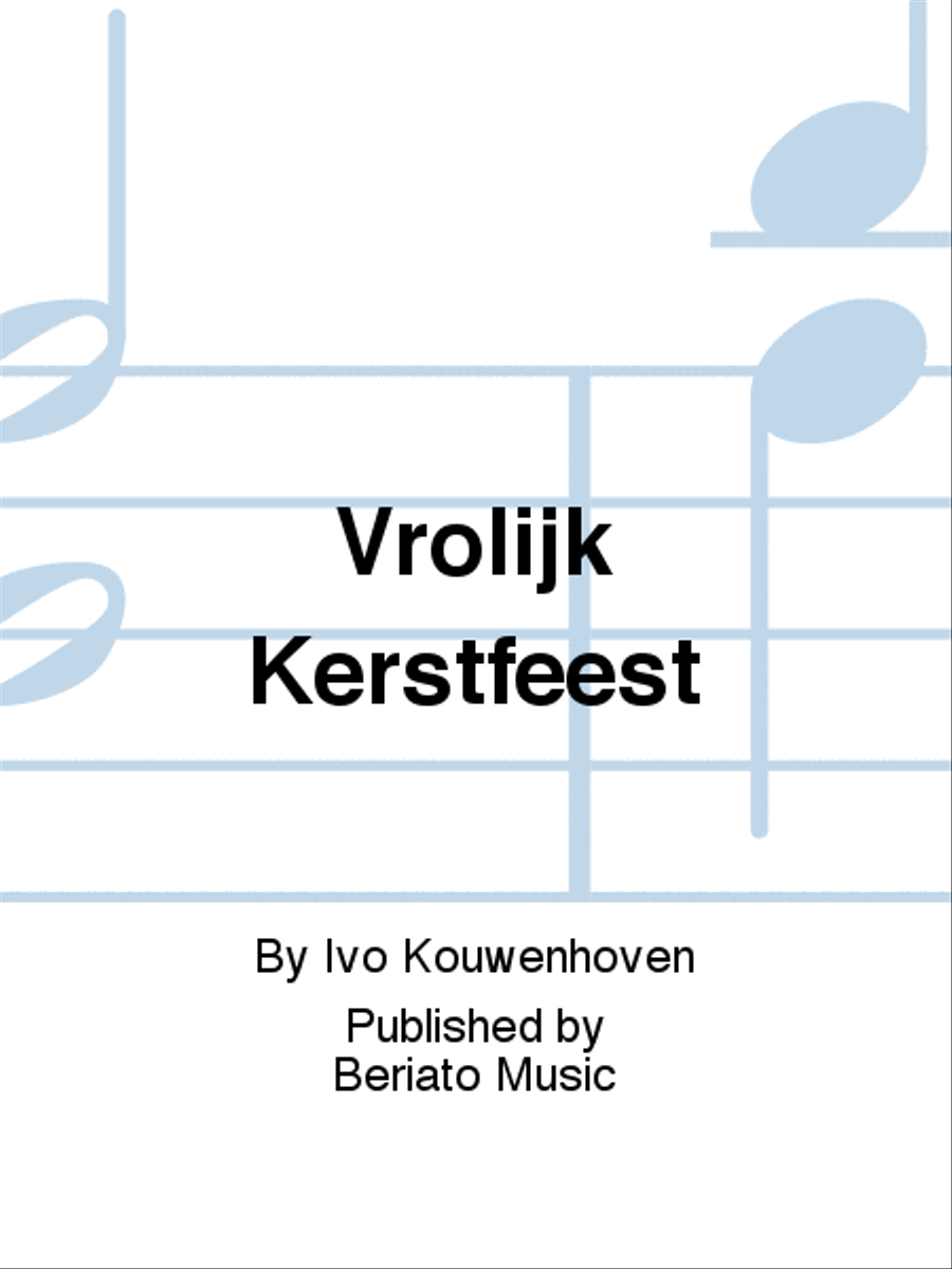 Vrolijk Kerstfeest Vrolijk Kerstfeest Set of Parts scores gallery preview page 1
