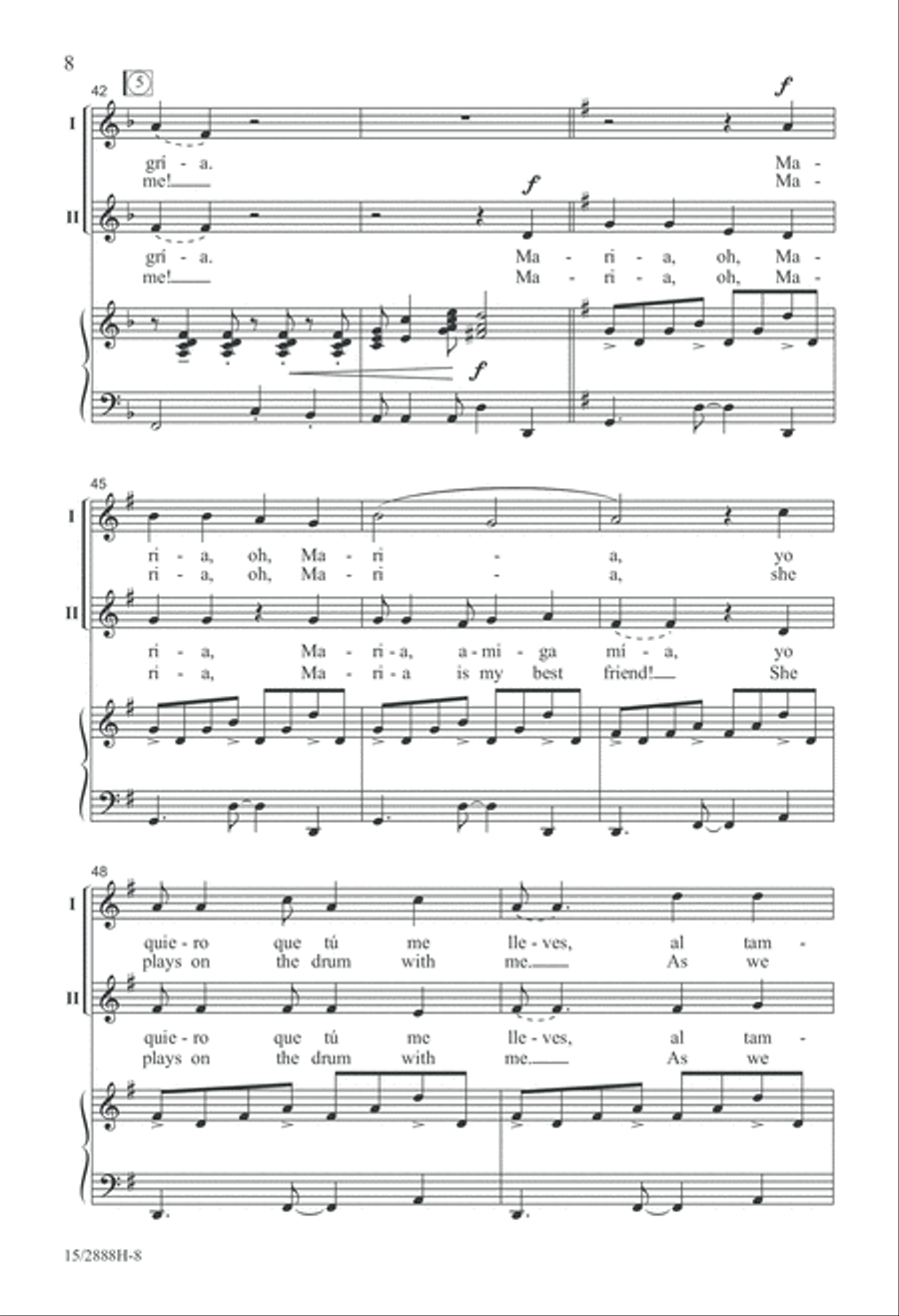 Al Tambor 2-Part scores gallery preview page 8