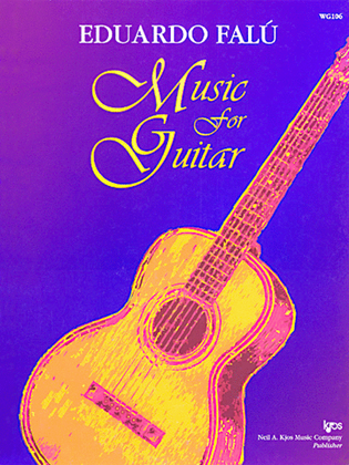 Book cover for Eduardo Falu, Music For the Guitar