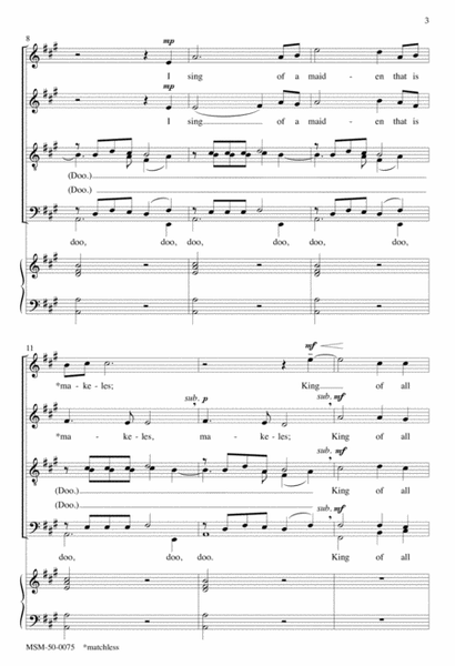 God's Mother Be (Downloadable Choral Score)