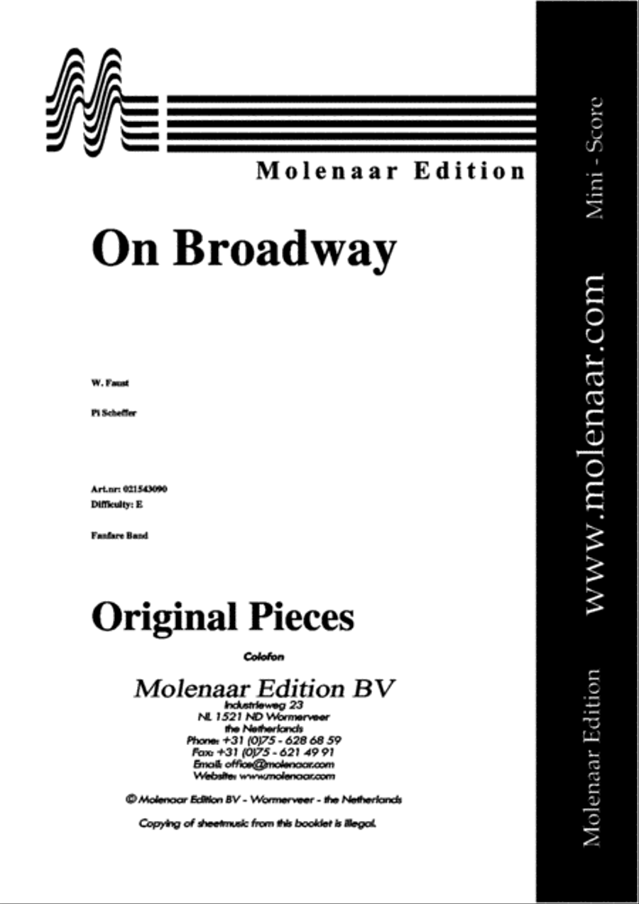On Broadway Fanfare Band scores gallery preview page 2