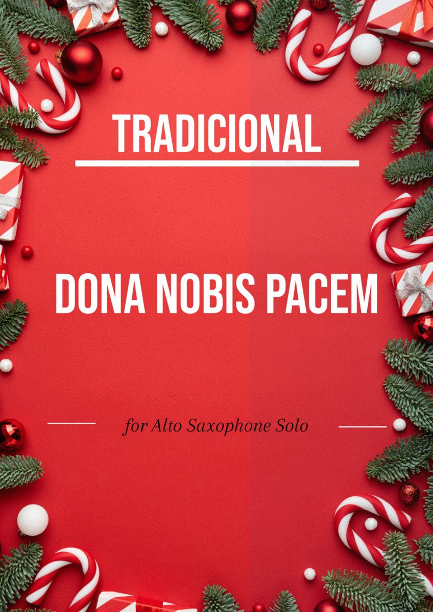 Tradicional - Donna Nobis Pacem (Alto Saxophone) image number null