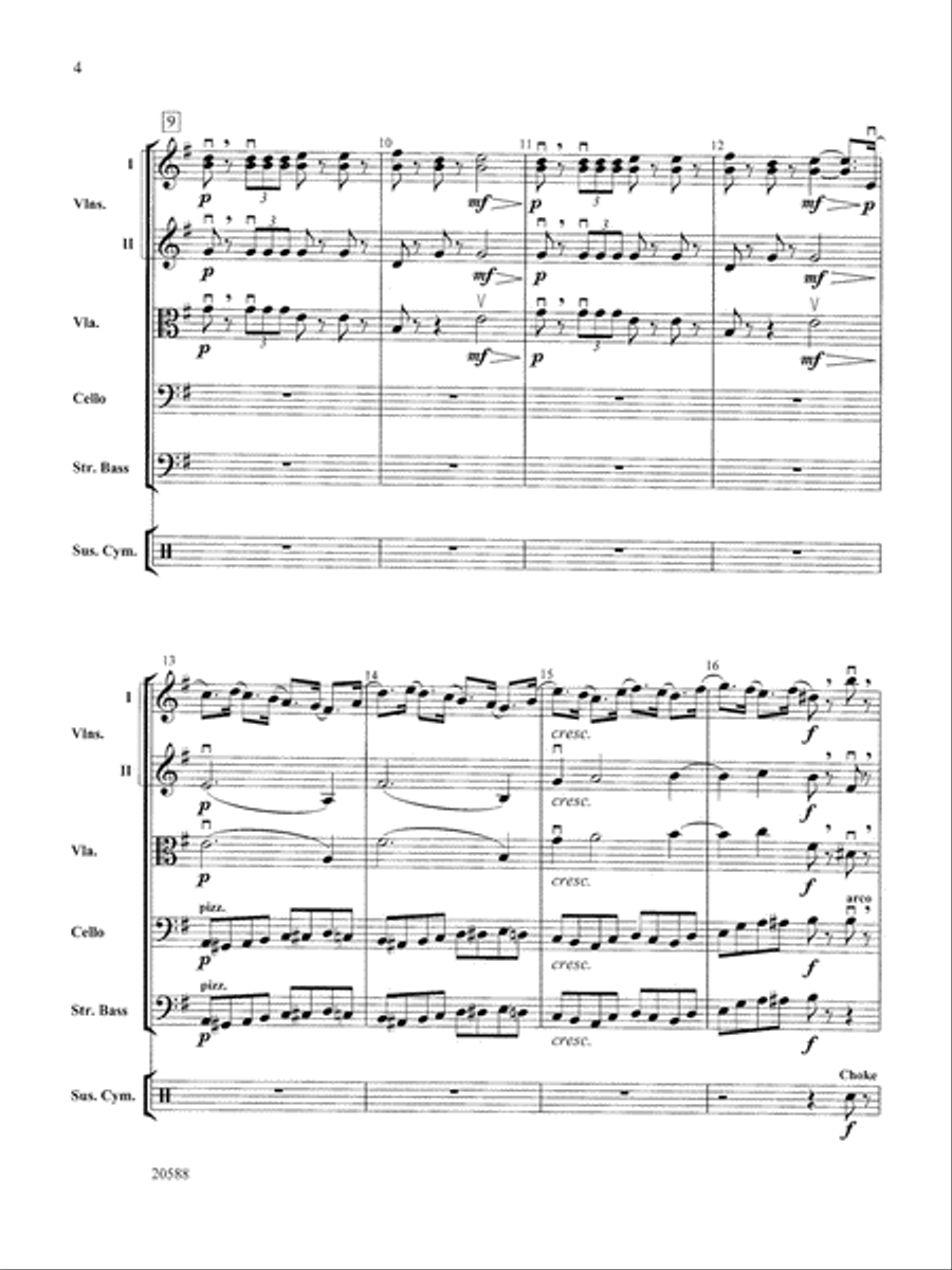 March of the Nutcracker (from The Nutcracker Ballet): Score String Orchestra scores gallery preview page 4