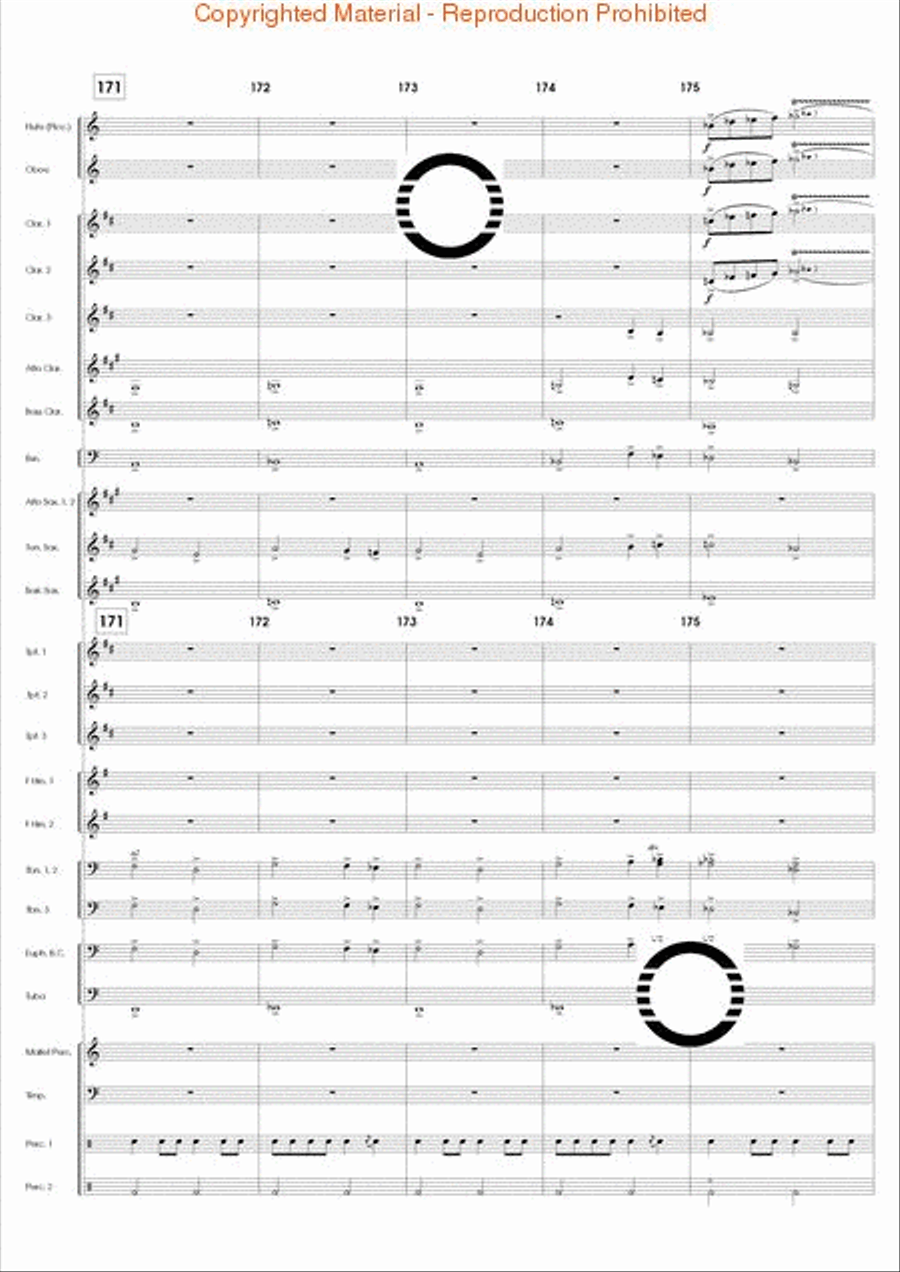 Black Granite III Black Granite III Concert Band scores gallery preview page 36