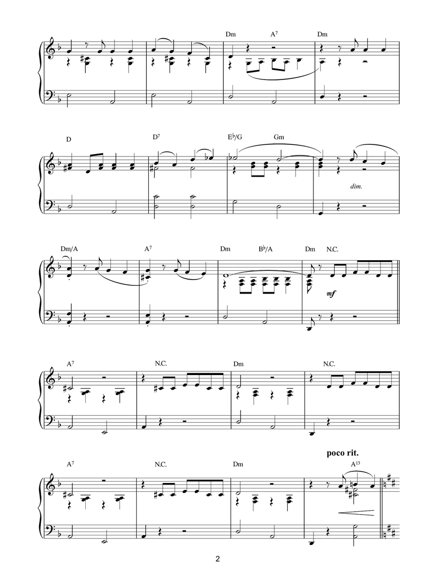 Guaglione Piano Solo scores gallery preview page 2