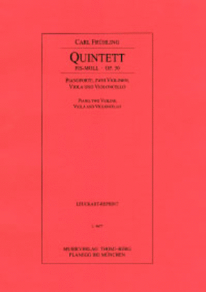 Quintett fis-moll op. 30