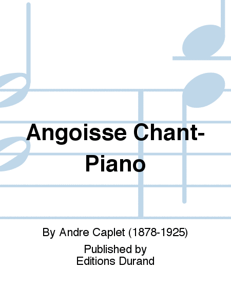 Angoisse Chant-Piano