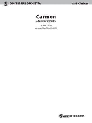 Book cover for Carmen Suite: 1st B-flat Clarinet