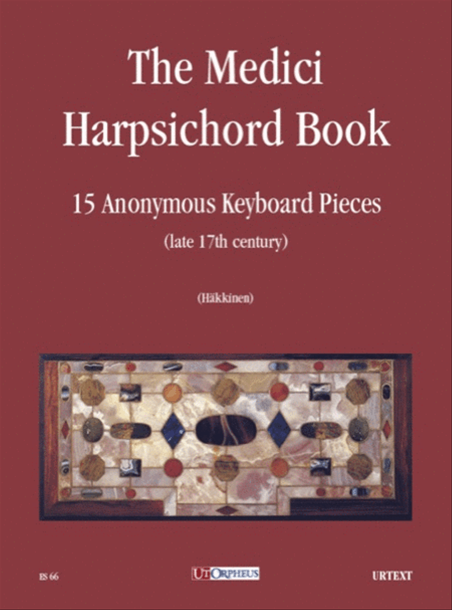 The Medici Harpsichord Book. 15 Anonymous Keyboard Pieces (late 17th century) Harpsichord scores gallery preview page 1