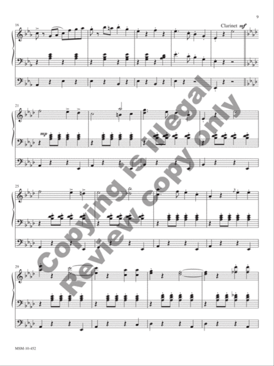 Birthday Parodies Organ scores gallery preview page 8