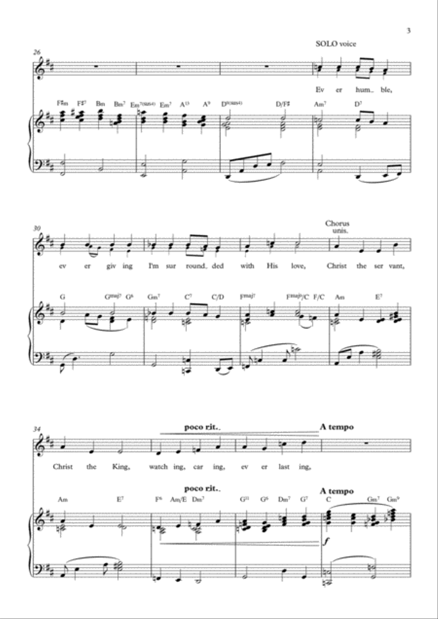 Lord O'er All Choir scores gallery preview page 3