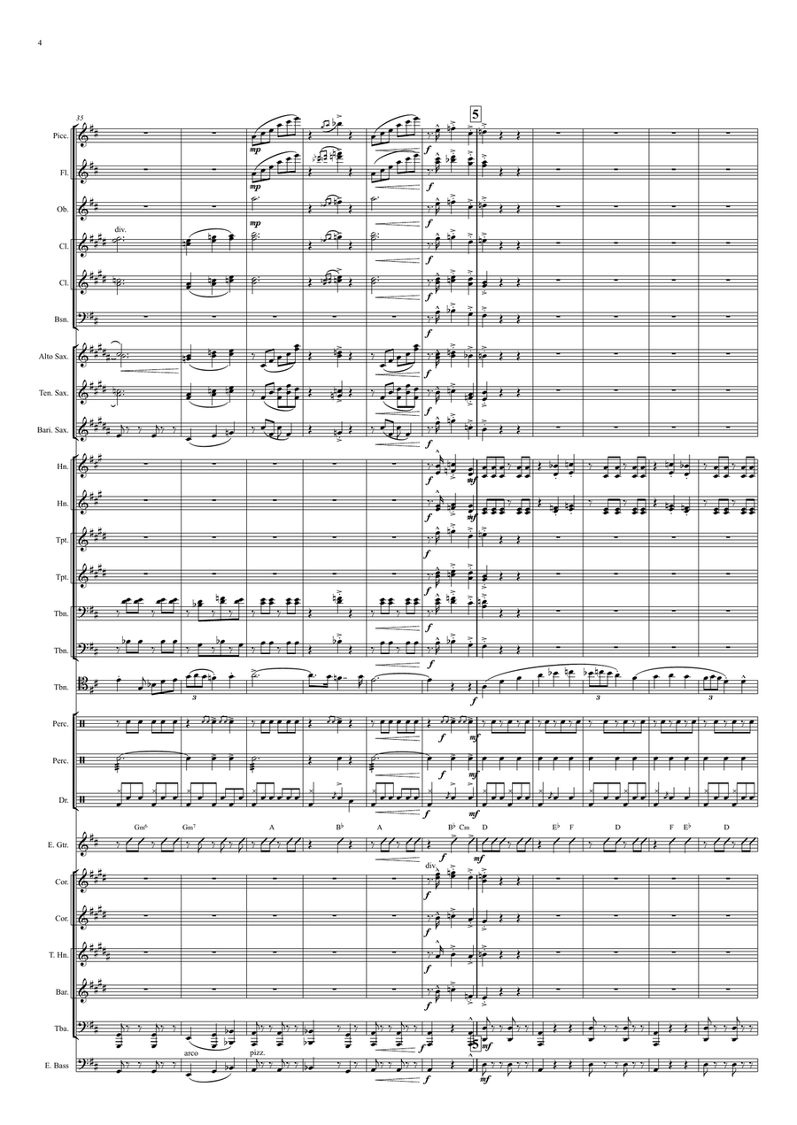 "Bolivar" for trombone with the wind orchestra image number null