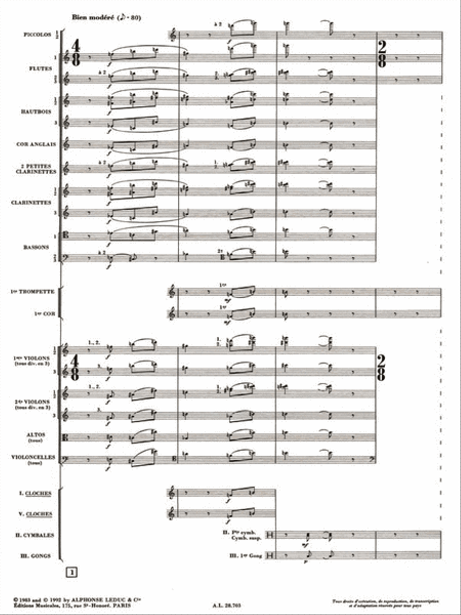 Saint Francois D'assise Vol.5: Act 2, Tableau 5 (opera) Collection / Songbook scores gallery preview page 2