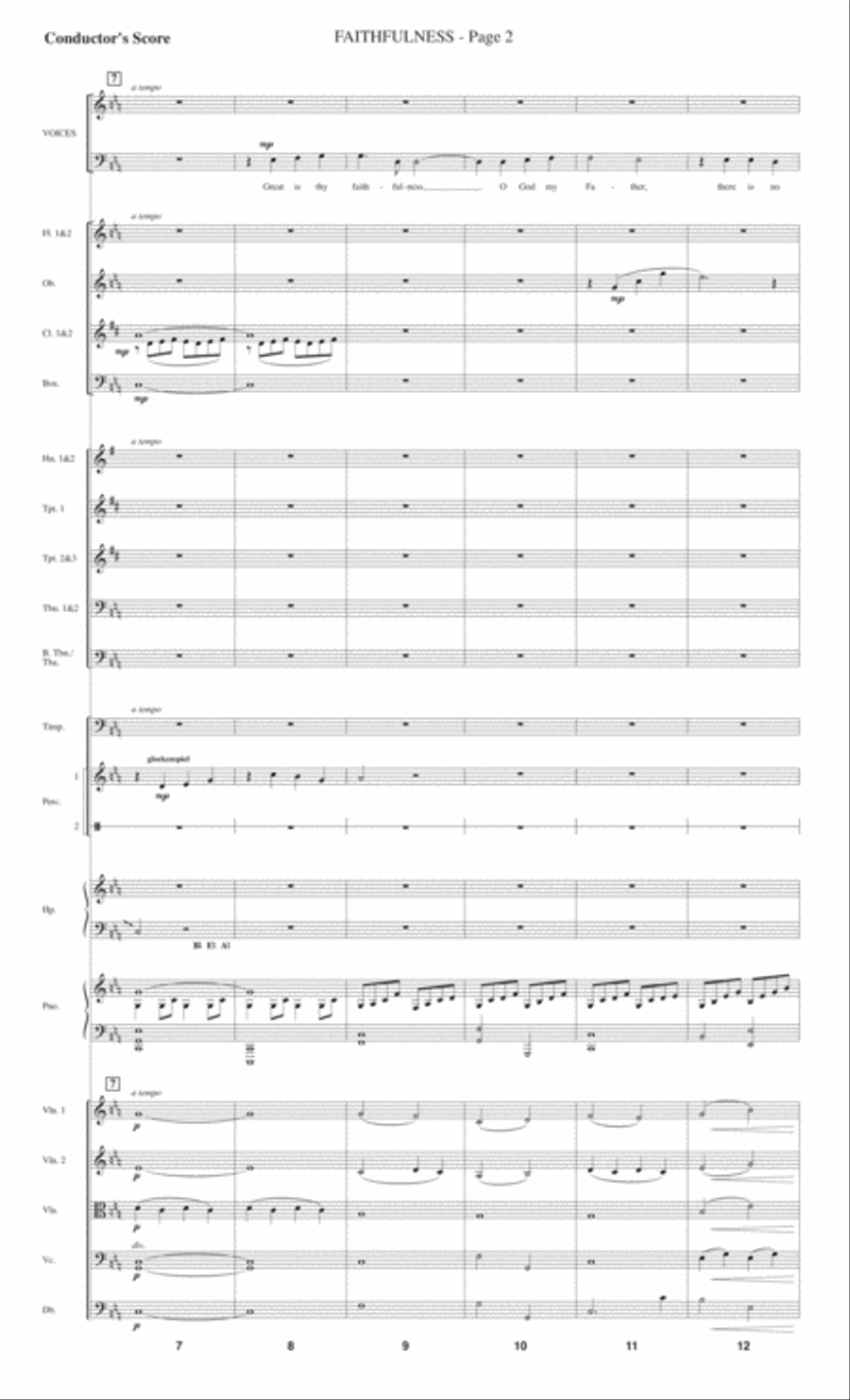 Faithfulness 4-Part scores gallery preview page 4