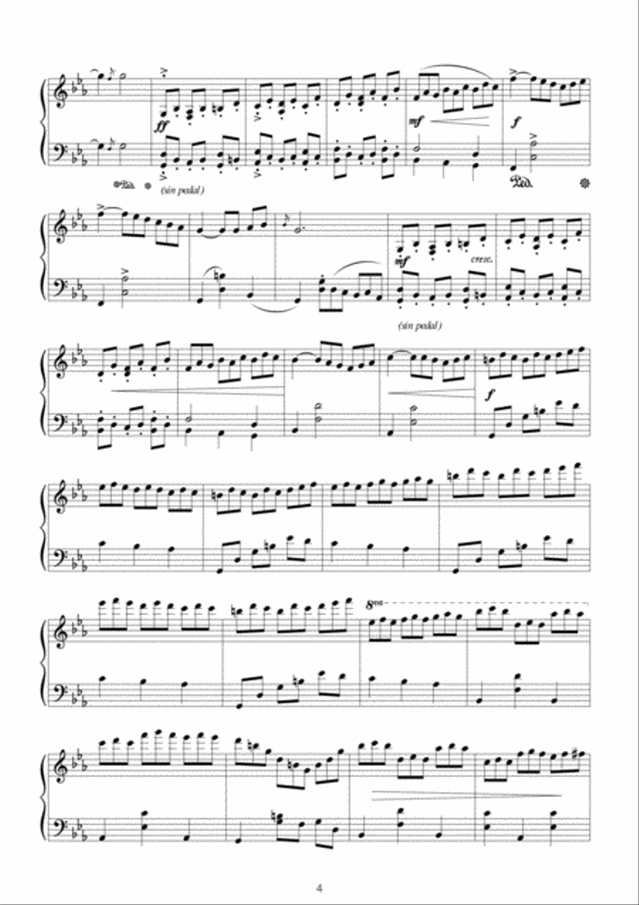 Sonatina andaluza para piano Piano Solo scores gallery preview page 4