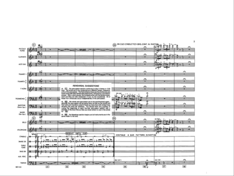 Scheherazade Scheherazade Marching Band scores gallery preview page 8
