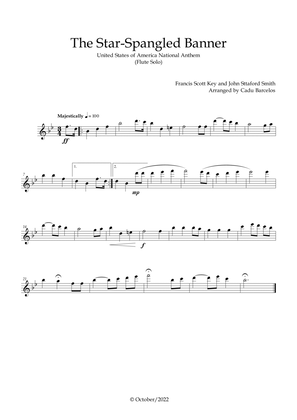 Book cover for The Star-Spangled Banner - EUA Hymn (Flute solo)