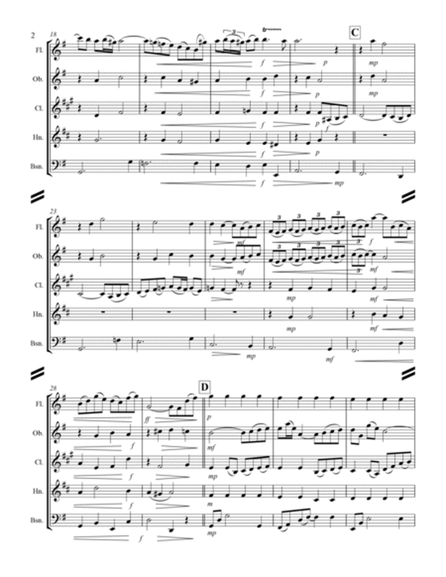 Arioso - from Cantata No. 156 (for Woodwind Quintet) image number null