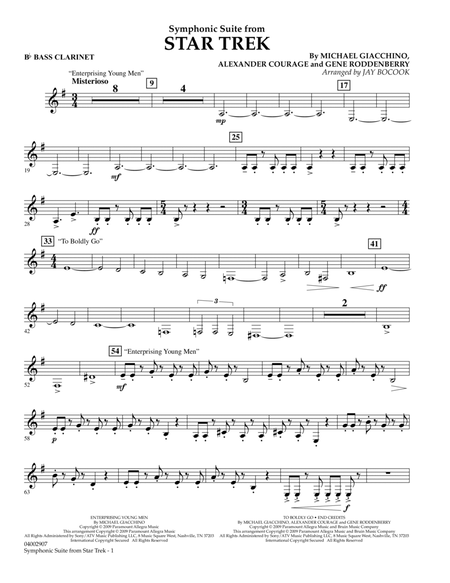 Symphonic Suite from Star Trek - Bb Bass Clarinet