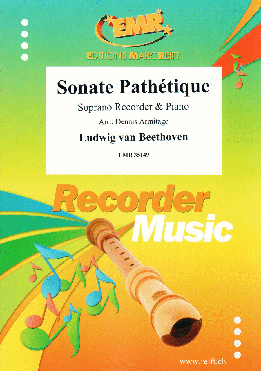Sonate Pathetique Soprano Recorder scores gallery preview page 1