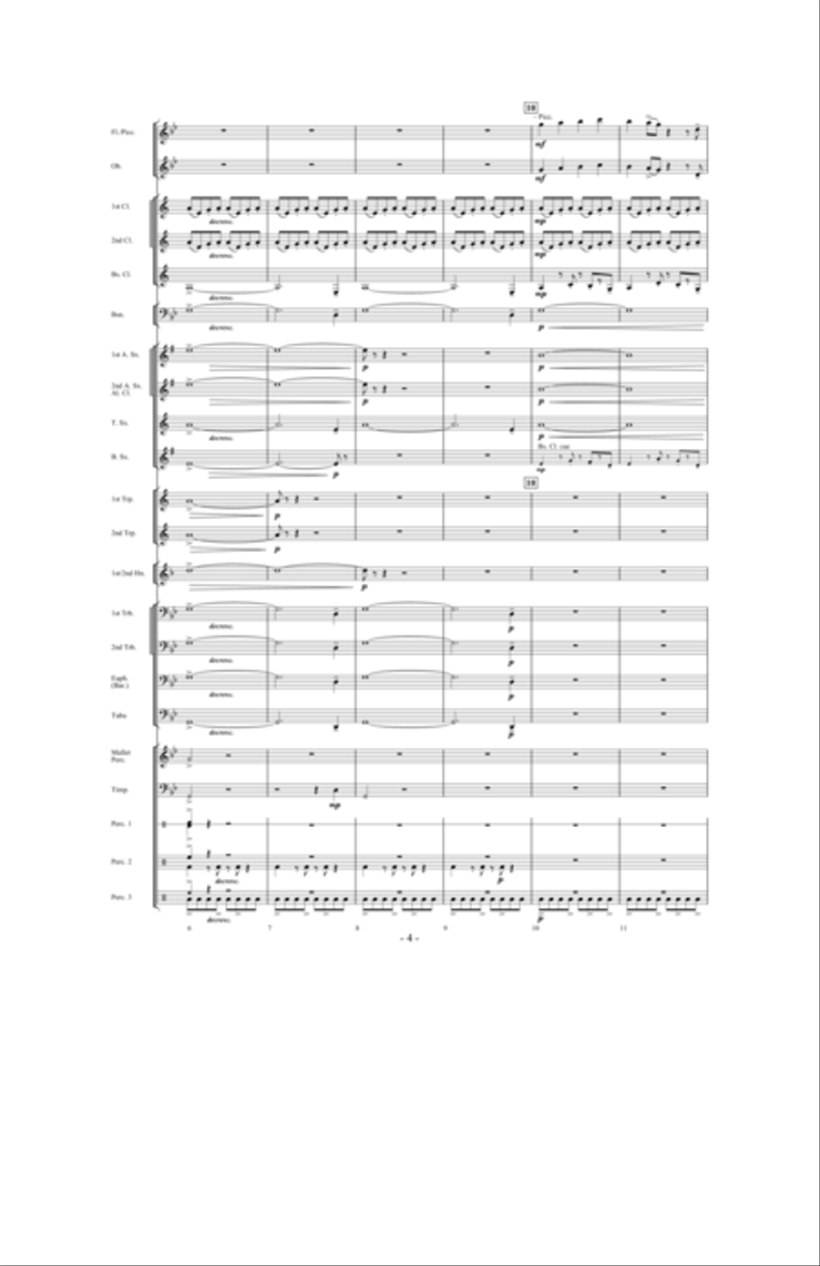 Night Ride Through Metropolis Concert Band scores gallery preview page 3