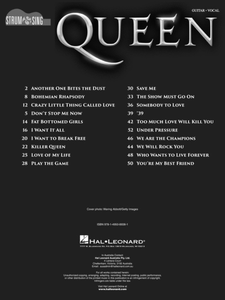 Queen – Strum & Sing Guitar