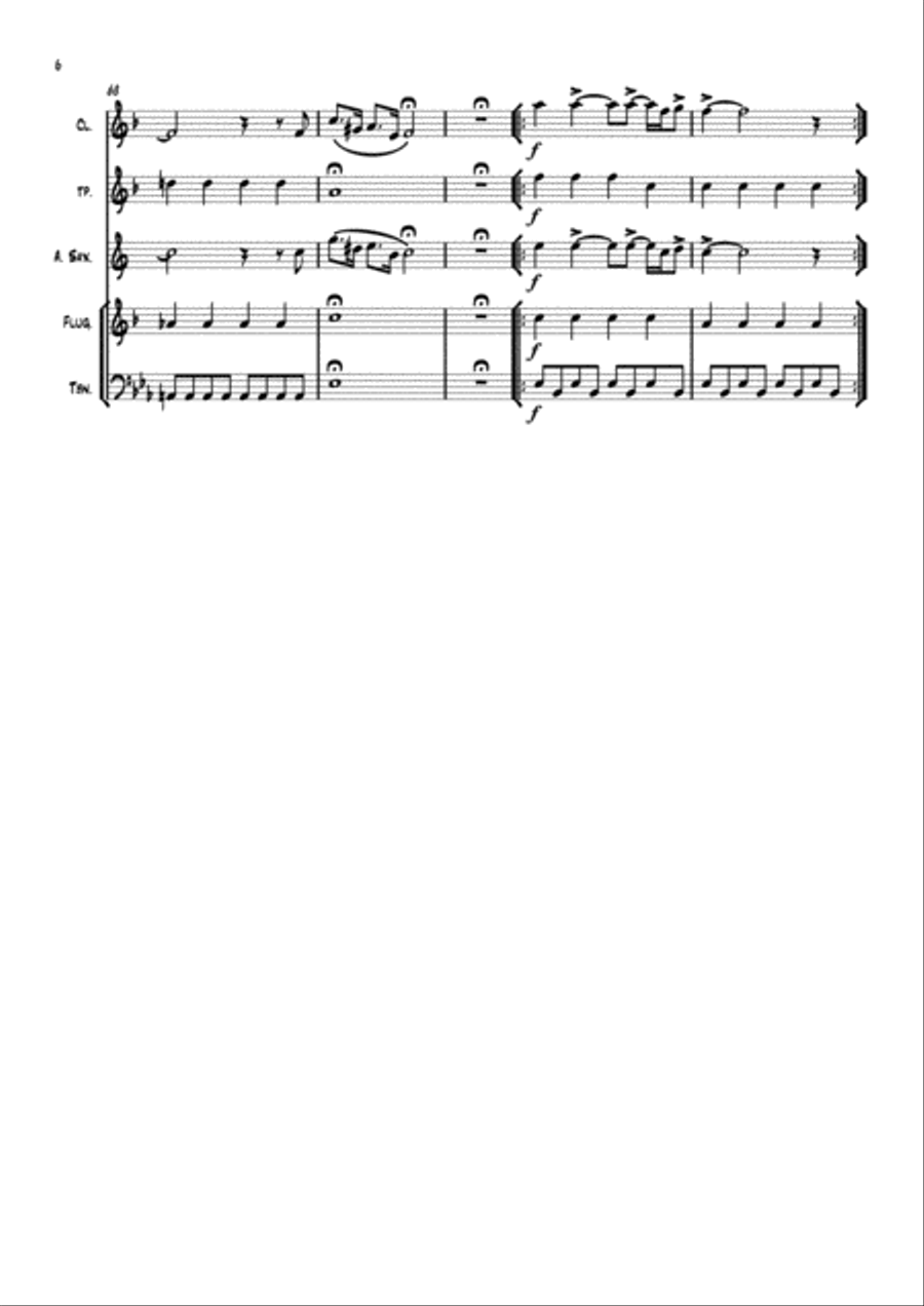 Hello, Goodbye Small Ensemble scores gallery preview page 6
