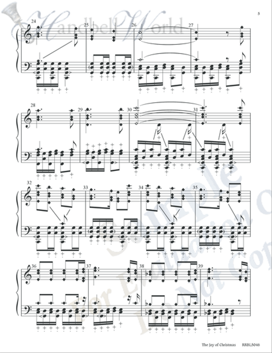 Joy of Christmas 5-Octaves scores gallery preview page 4