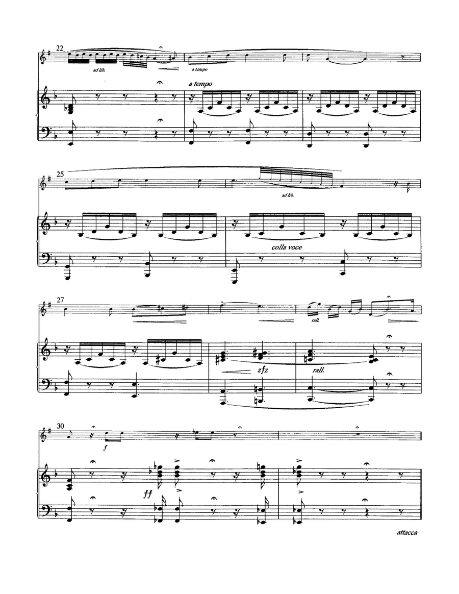 Cavatina from Don Pasquale for Trumpet & Piano B-Flat Trumpet scores gallery preview page 3