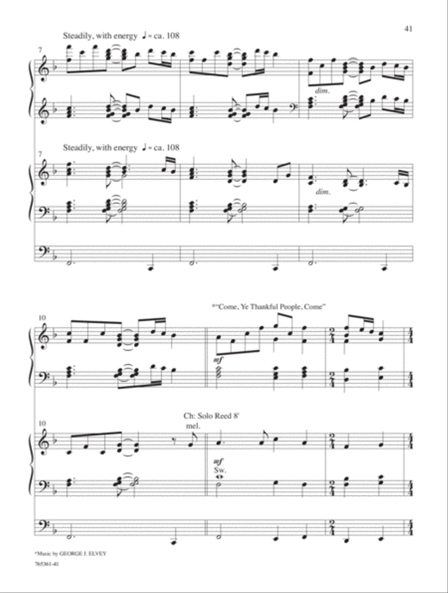 Symphony of Praise Organ scores gallery preview page 13