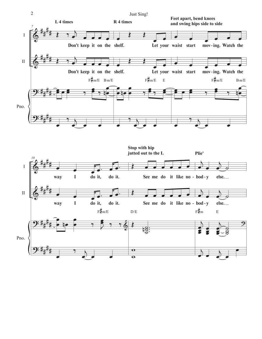 Just Sing SA scores gallery preview page 2