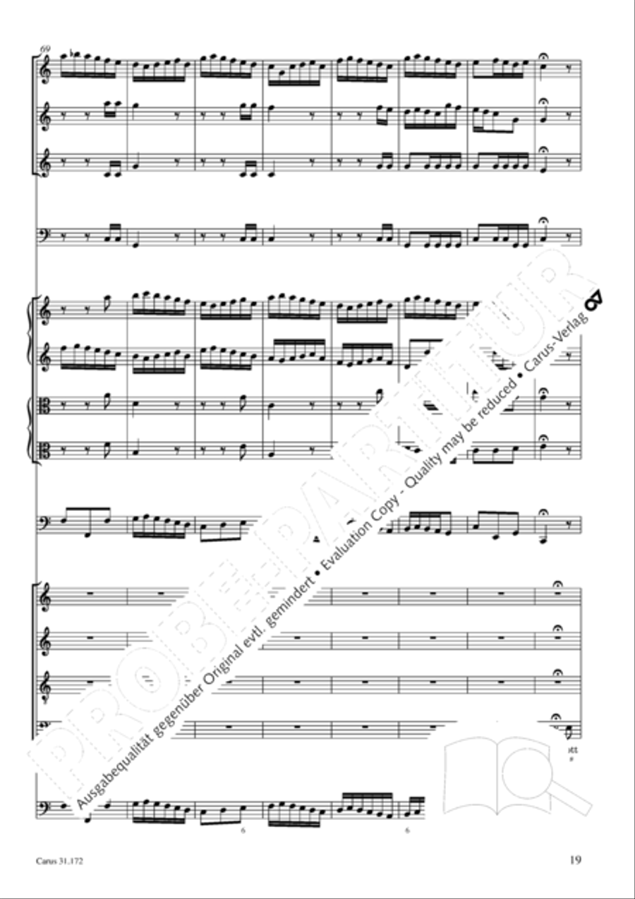 Sound forth, now with singing (Erschallet, ihr Lieder) 4-Part scores gallery preview page 18