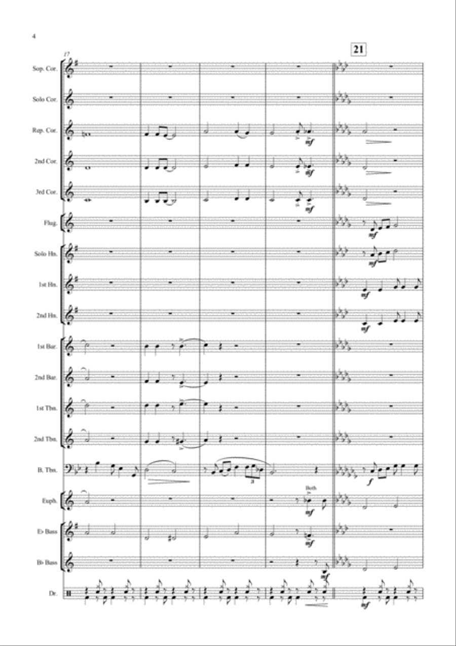 Body And Soul from THREE'S A CROWD Brass Ensemble scores gallery preview page 4