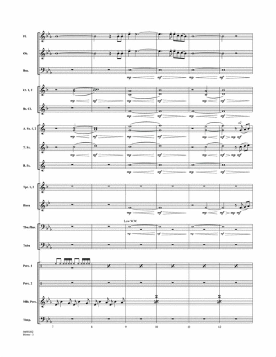 Home - Conductor Score (Full Score) Concert Band scores gallery preview page 3