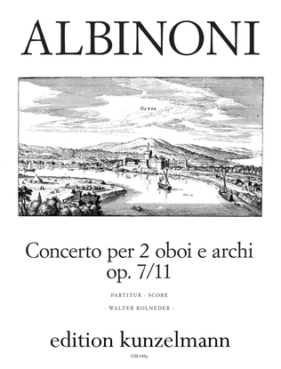 Book cover for Concerto for 2 oboes Op. 7/11