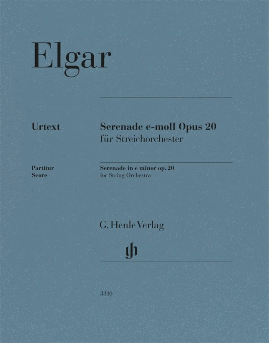 Serenade In E Minor, Op. 20 String Orchestra scores gallery preview page 1