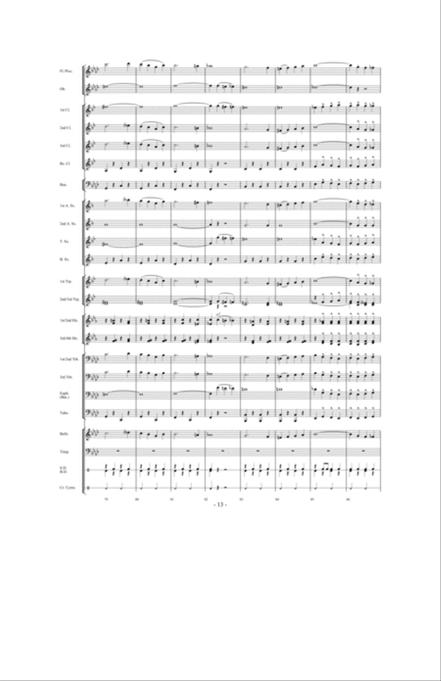 Aces of the Air Aces of the Air Concert Band scores gallery preview page 12